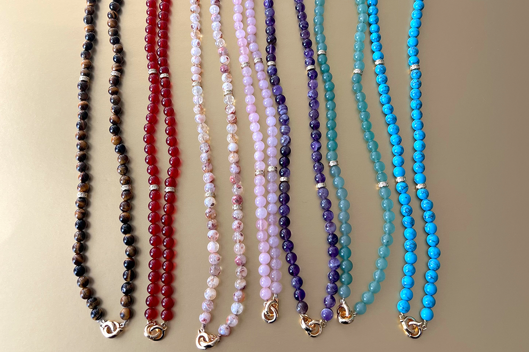 MultiWay Natural Turquoise Howlite Mindfulness 99 Bead Necklace