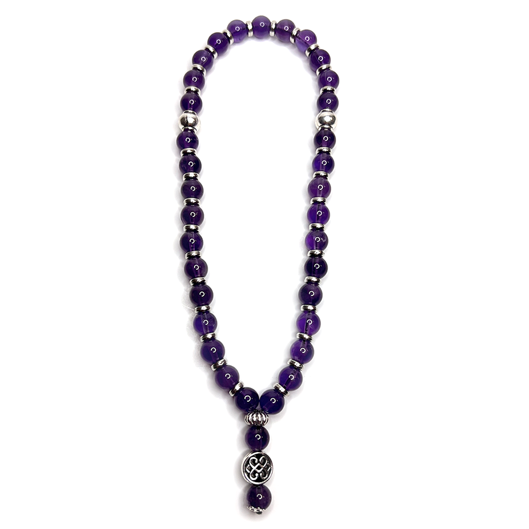 Amethyst Meditation Bead Bracelet
