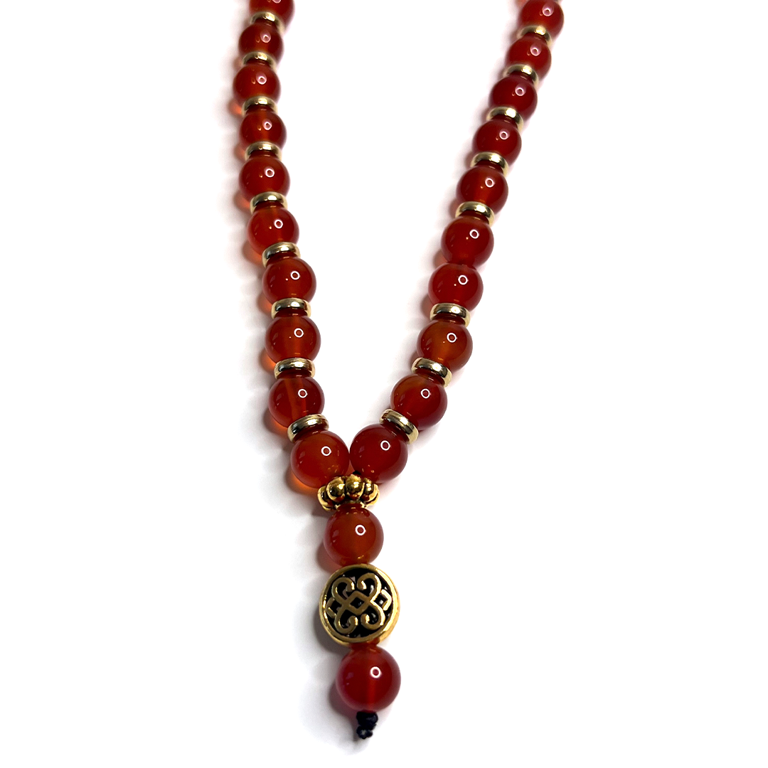 carnelian Prayer Bead