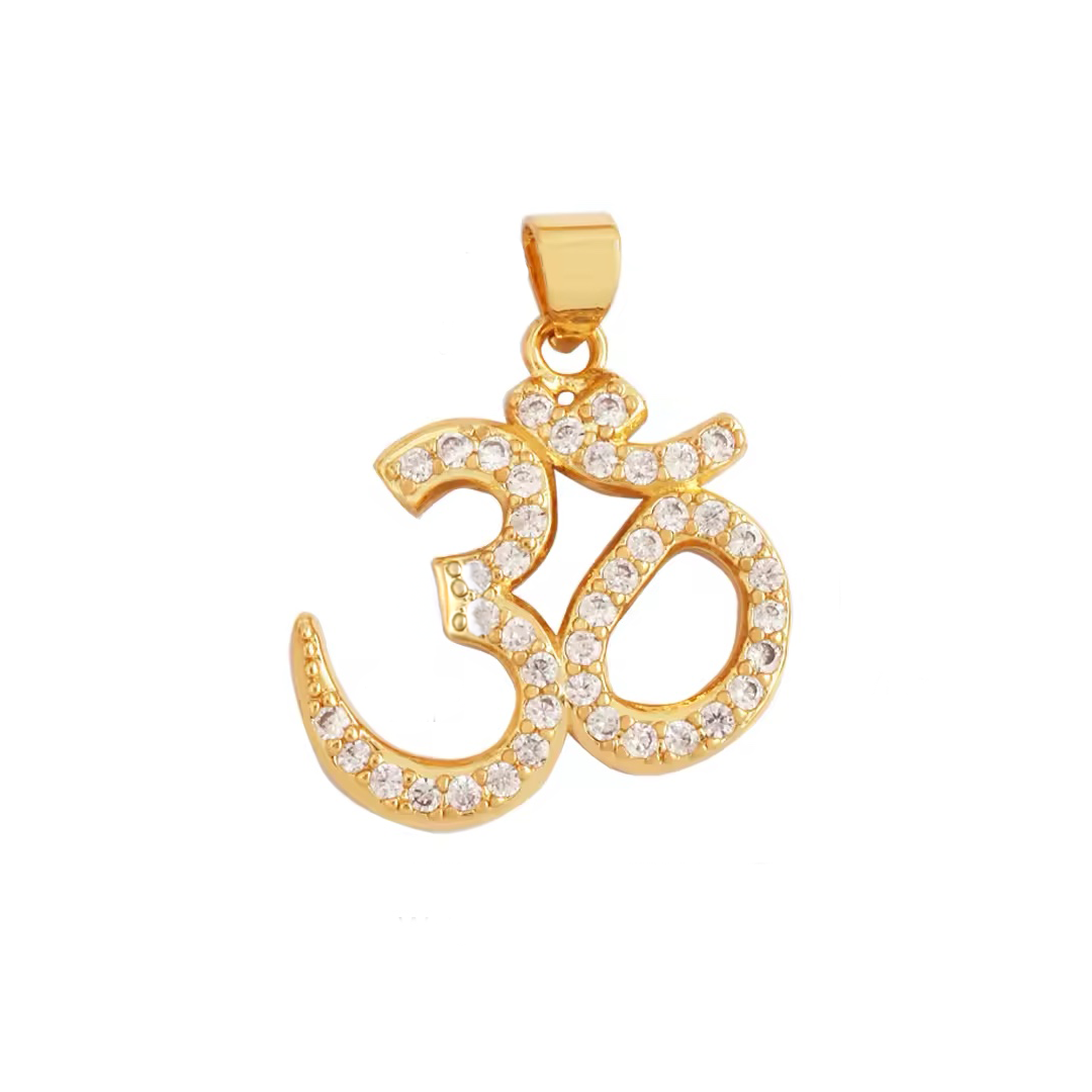 Universal Om Pave Charm - Inner Peace