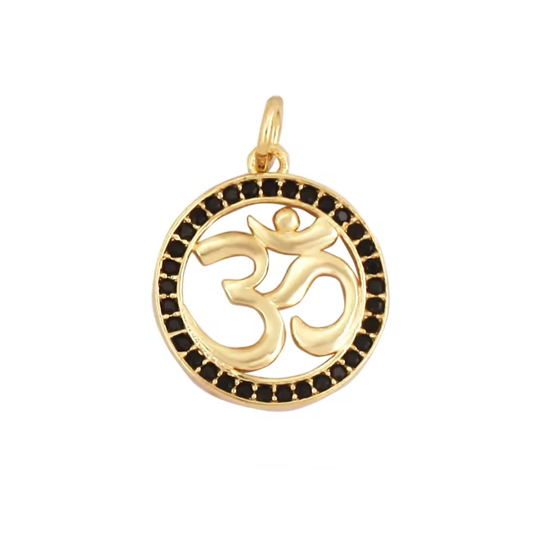 Universal Om Pave Charm - Inner Peace