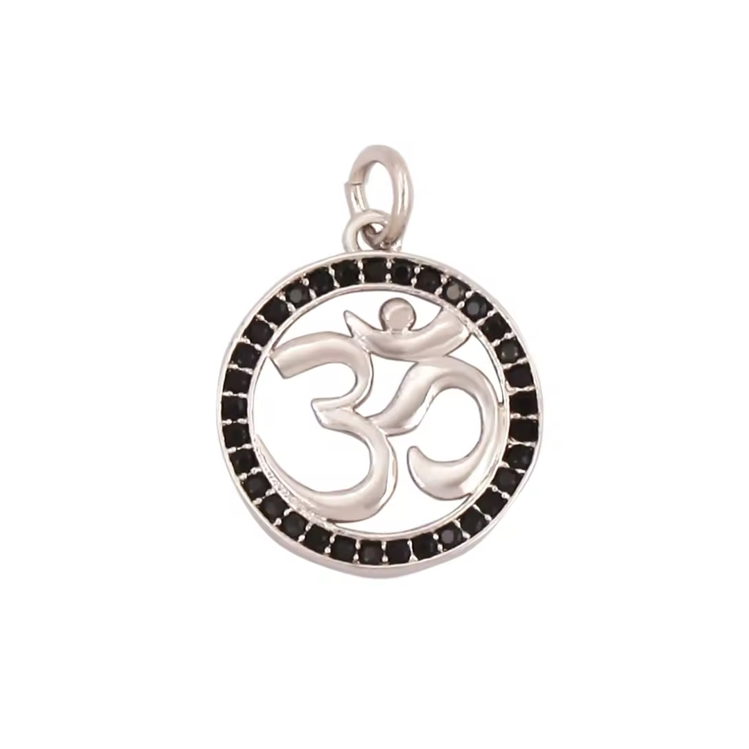 Universal Om Pave Charm - Inner Peace