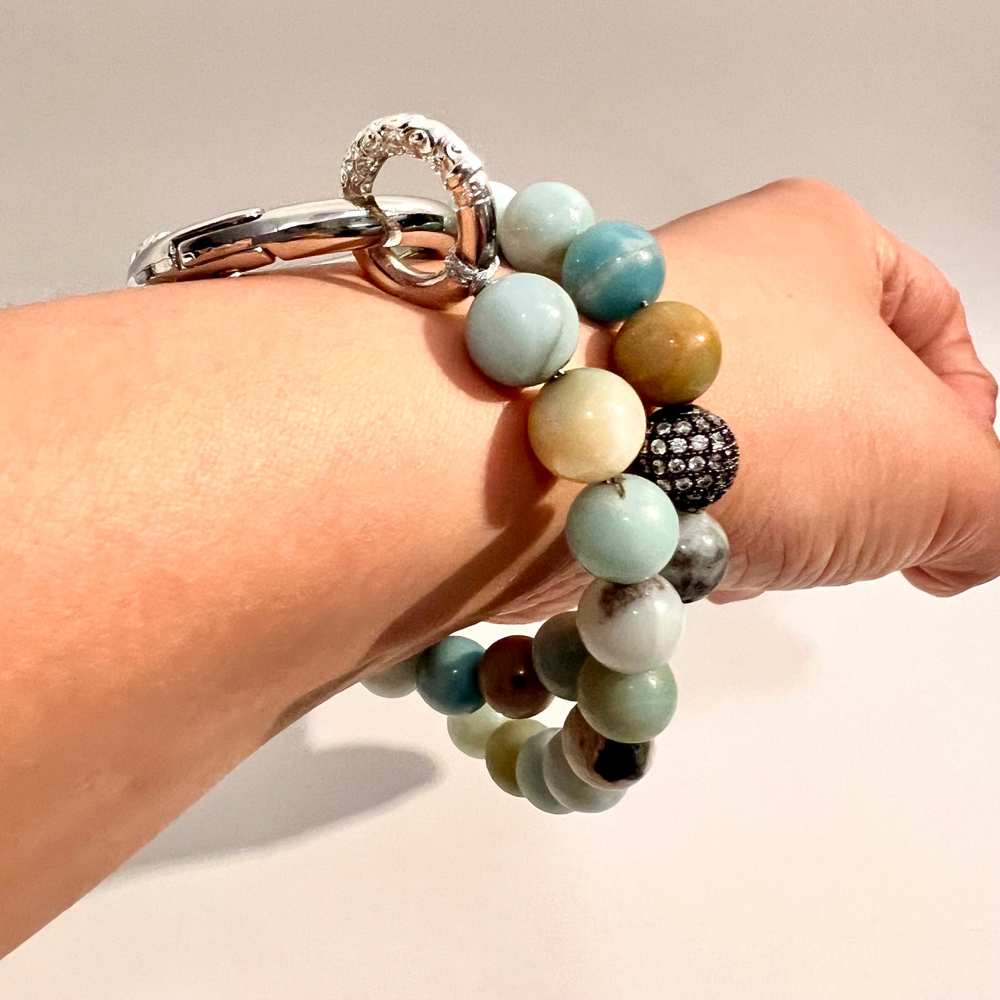 MultiWay 33 Natural Amazonite Mindfulness Beads