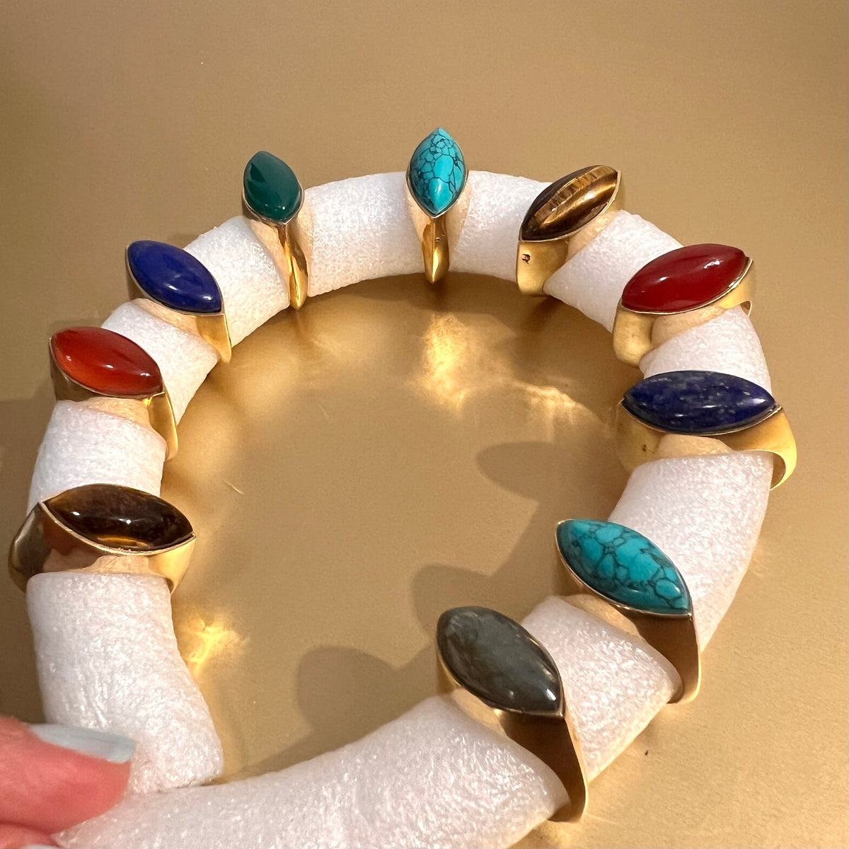 Natural Labradorite AURA Ring: The Aura of Possibility