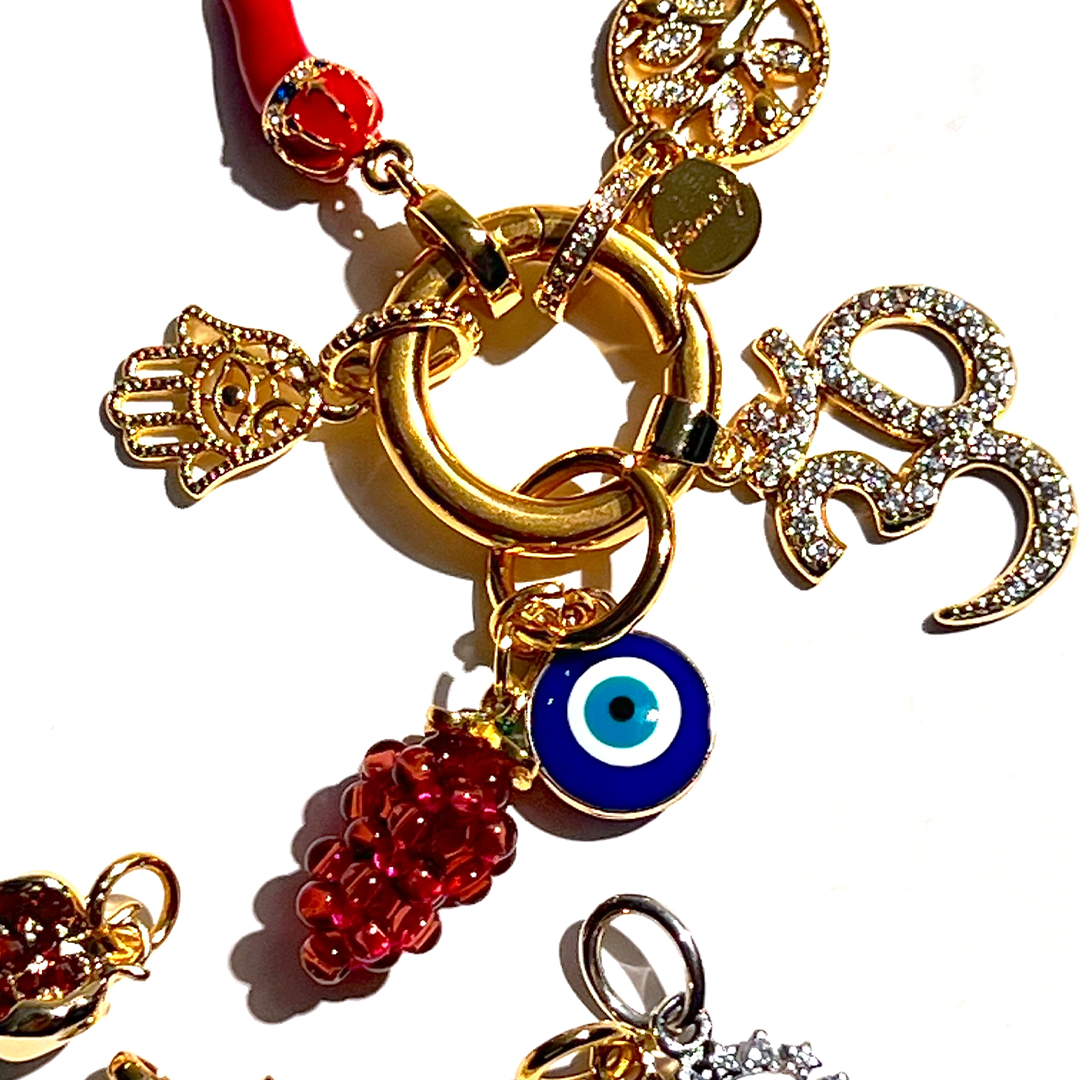 Universal Om Pave Charm - Inner Peace