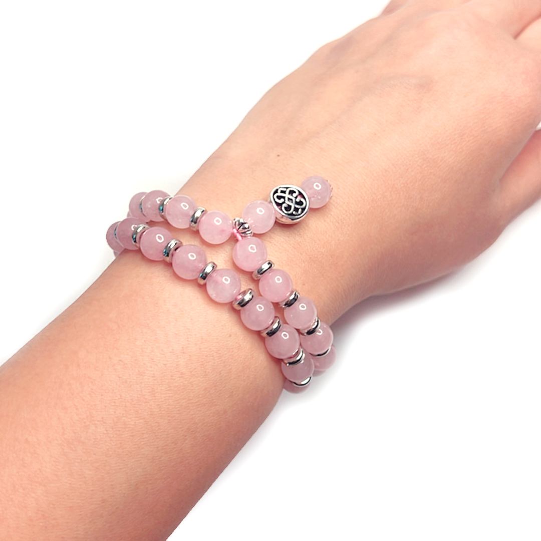 Rose Quartz Meditation Bracelet