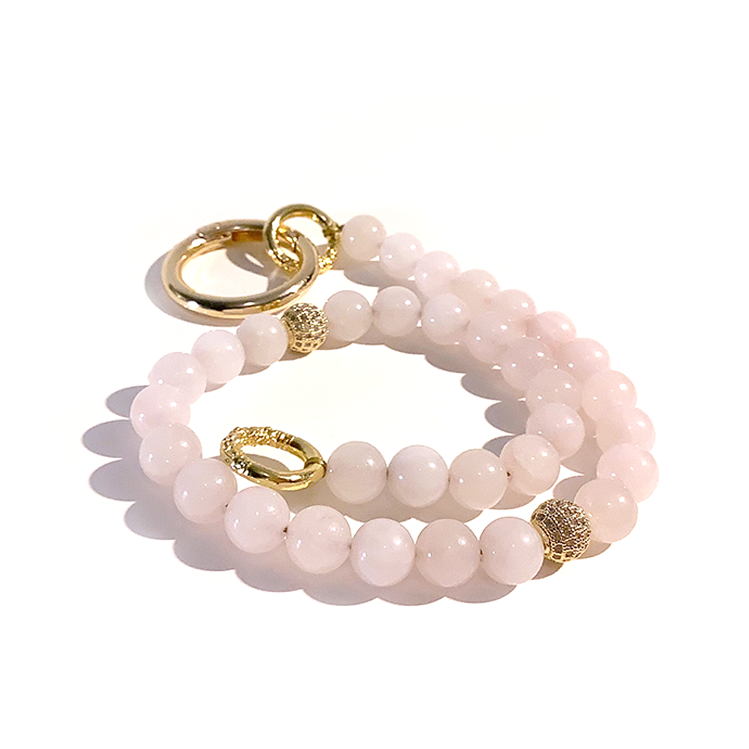 MultiWay 33 Natural Rose Quartz Mindfulness Beads