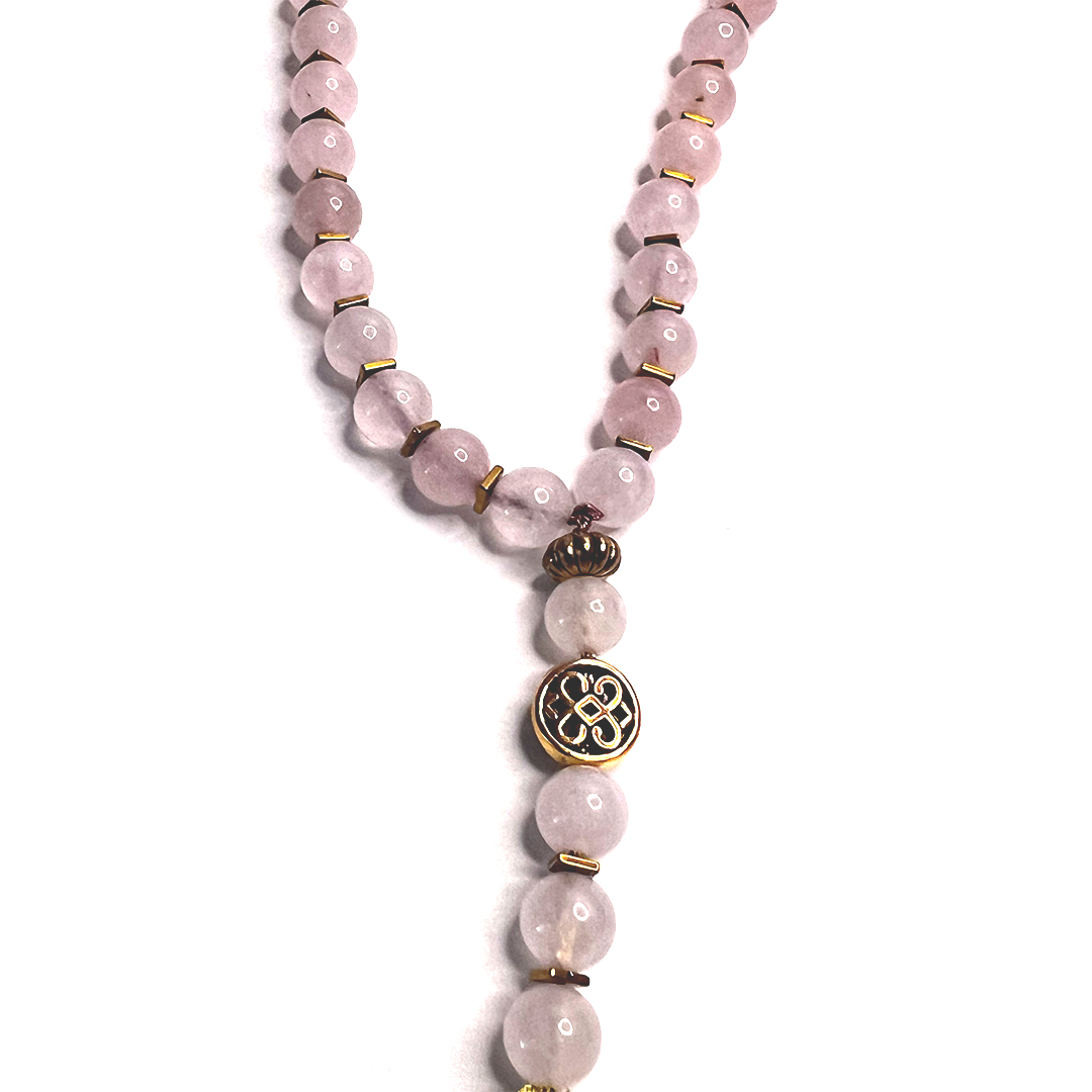 Rose Quartz Prayer Bead b1