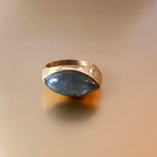 Natural Labradorite AURA Ring: The Aura of Possibility