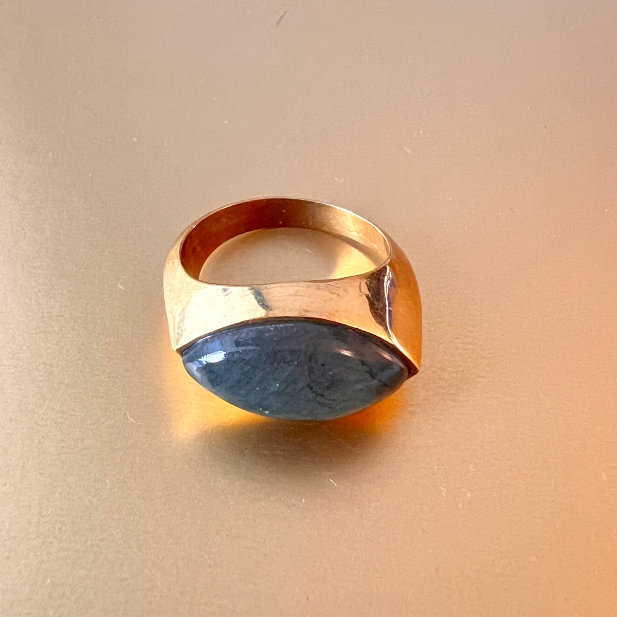 Natural Labradorite AURA Ring: The Aura of Possibility