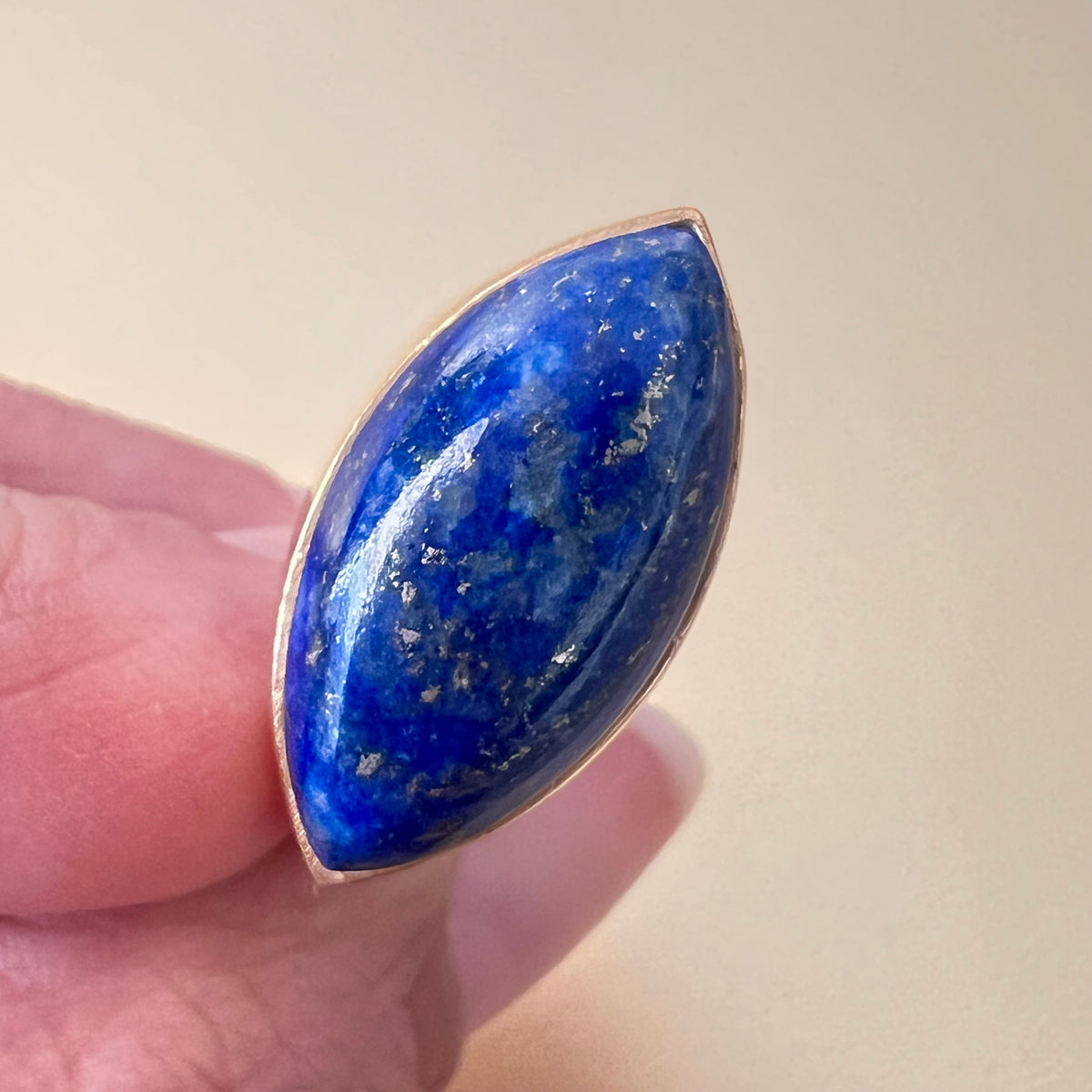 Natural Lapis Lazuli AURA Ring: The Aura of Inner Clarity