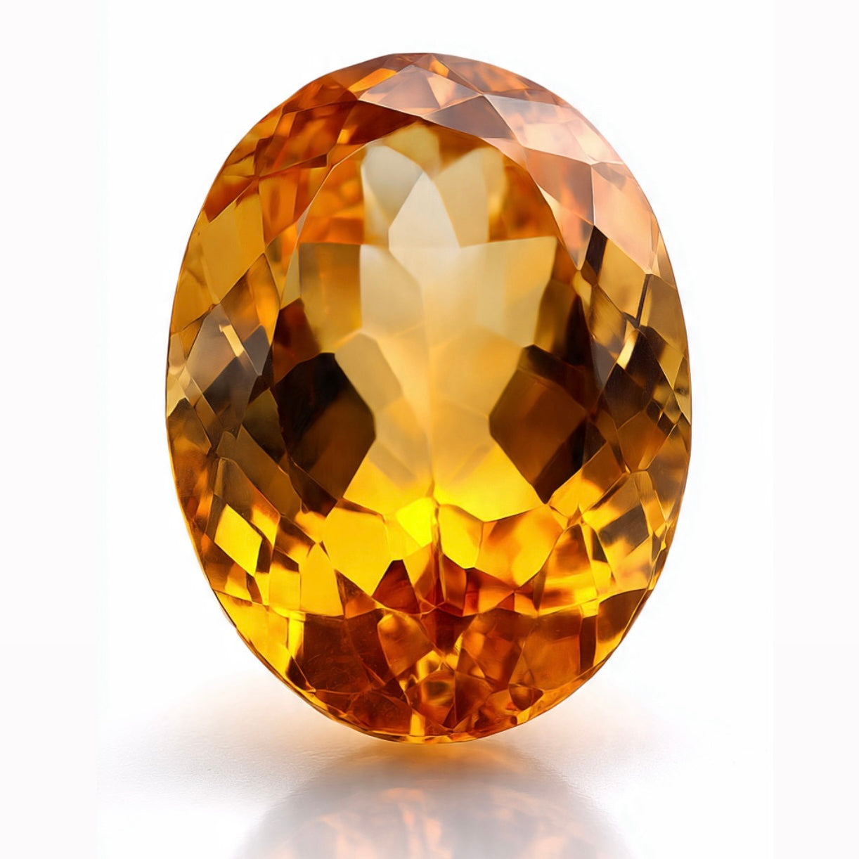 Faceted Citrine Bead  Necklace- SIGNATURE BLOOM