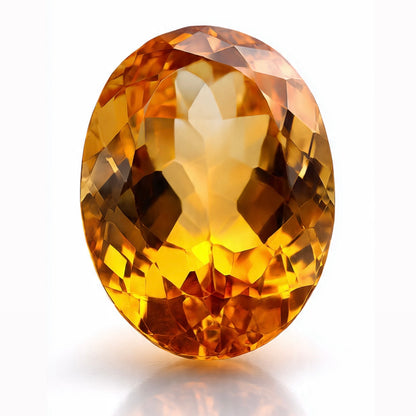 Faceted Citrine Bead  Necklace- SIGNATURE BLOOM