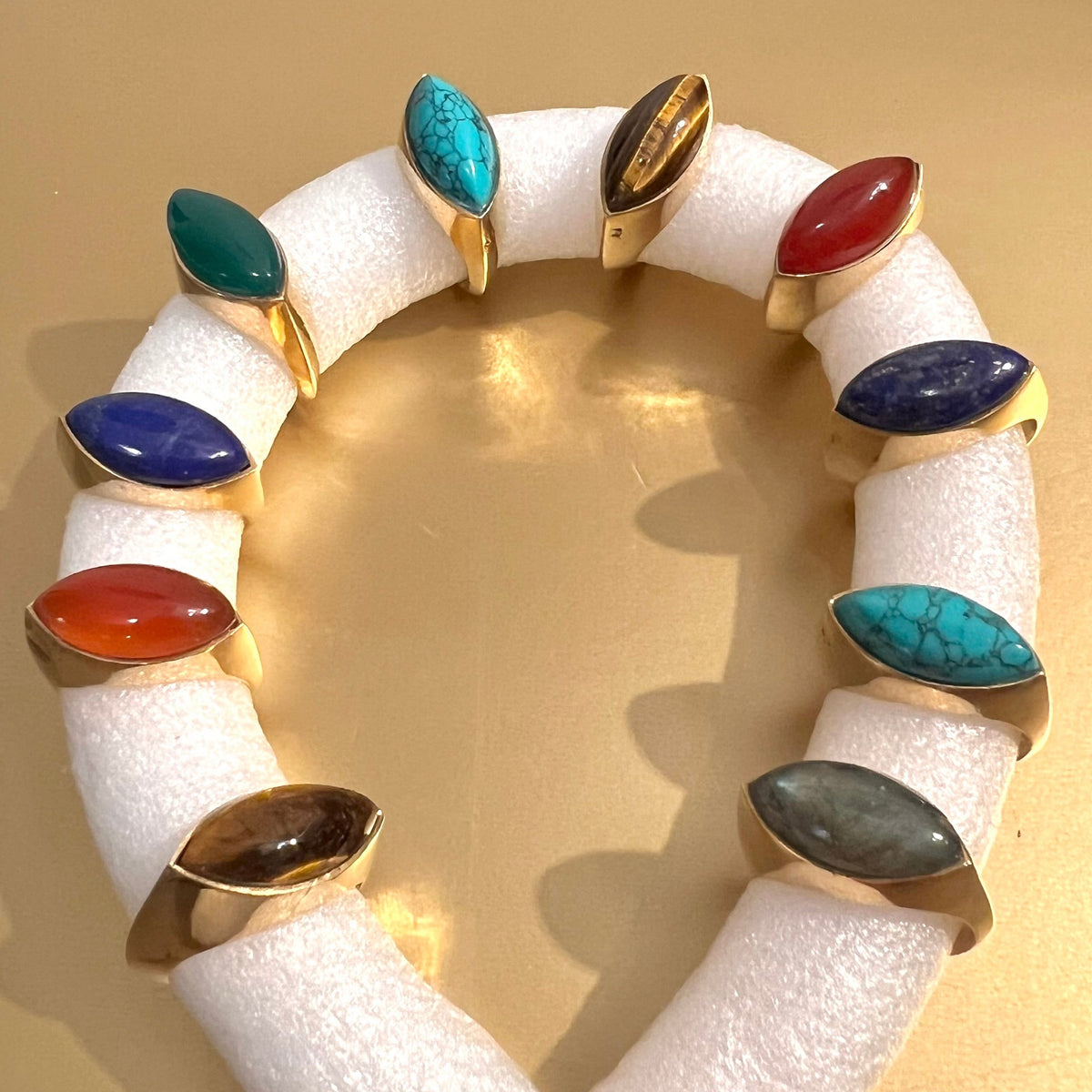 Natural Green Onyx AURA Ring: The Aura of Balance and Renewal