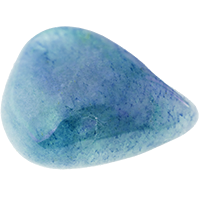 Faceted Blue Aventurine Bead  Necklace- CORE BLOOM