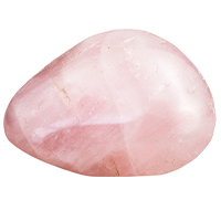 Faceted Rose Quartz Bead  Necklace- CORE BLOOM