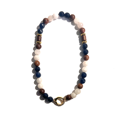 MULTIWAY Natural Gemstone & Wood Mindfulness Bag Charm