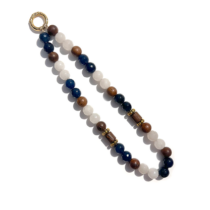 MULTIWAY Natural Gemstone & Wood Mindfulness Bag Charm
