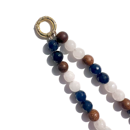 MULTIWAY Natural Gemstone & Wood Mindfulness Bag Charm