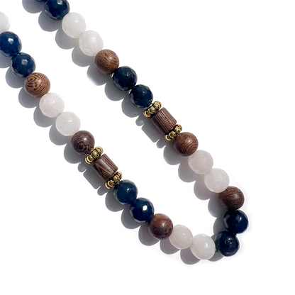 MULTIWAY Natural Gemstone & Wood Mindfulness Bag Charm