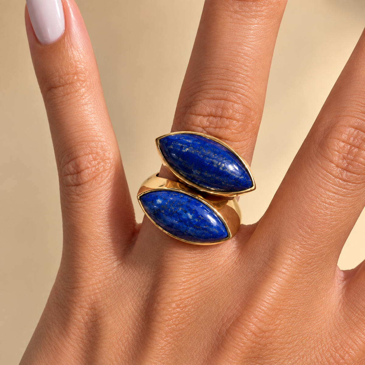 Natural Lapis Lazuli AURA Ring: The Aura of Inner Clarity