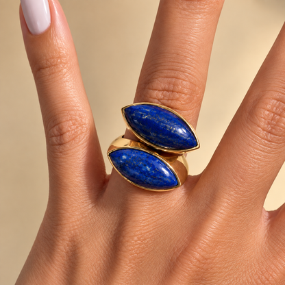 Natural Lapis Lazuli AURA Ring: The Aura of Inner Clarity