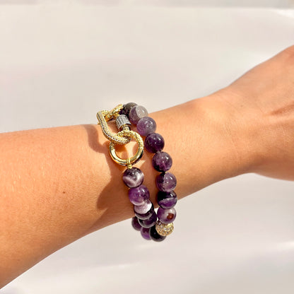 MultiWay 33 Natural Amethyst Mindfulness Beads