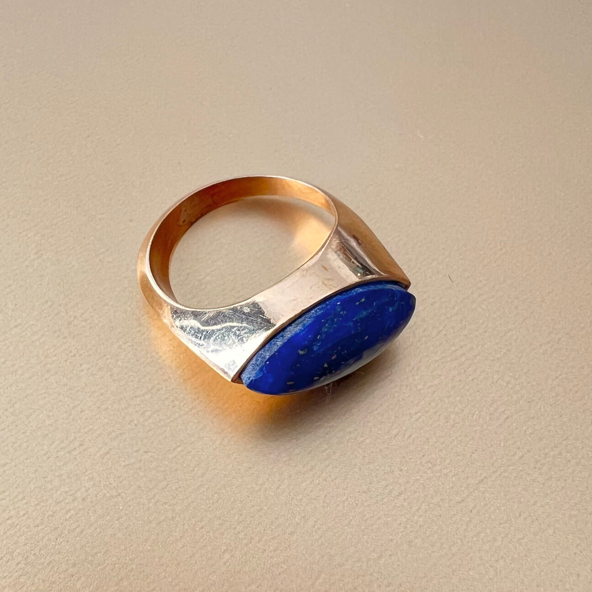 Natural Lapis Lazuli AURA Ring: The Aura of Inner Clarity
