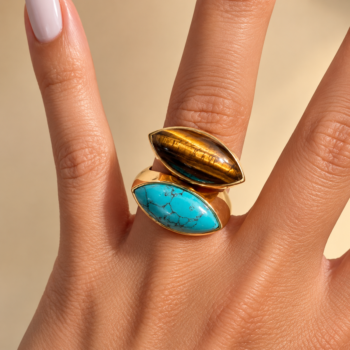 Natural Turquoise AURA Ring: The Aura of Calm & Freedom