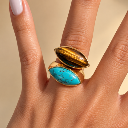 Natural Turquoise AURA Ring: The Aura of Calm & Freedom