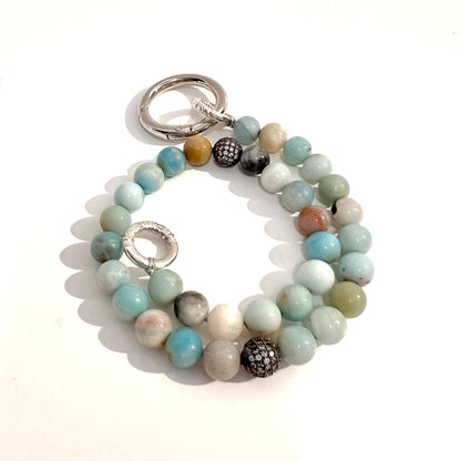 MultiWay 33 Natural Amazonite Mindfulness Beads