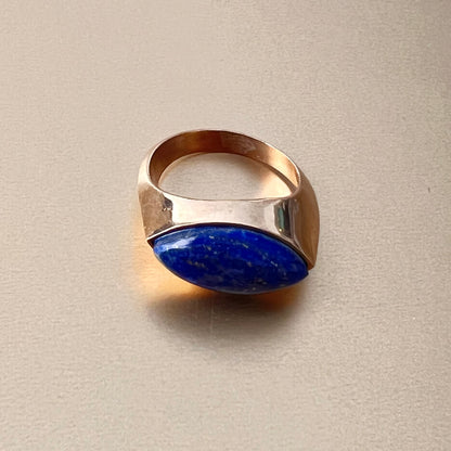 Natural Lapis Lazuli AURA Ring: The Aura of Inner Clarity