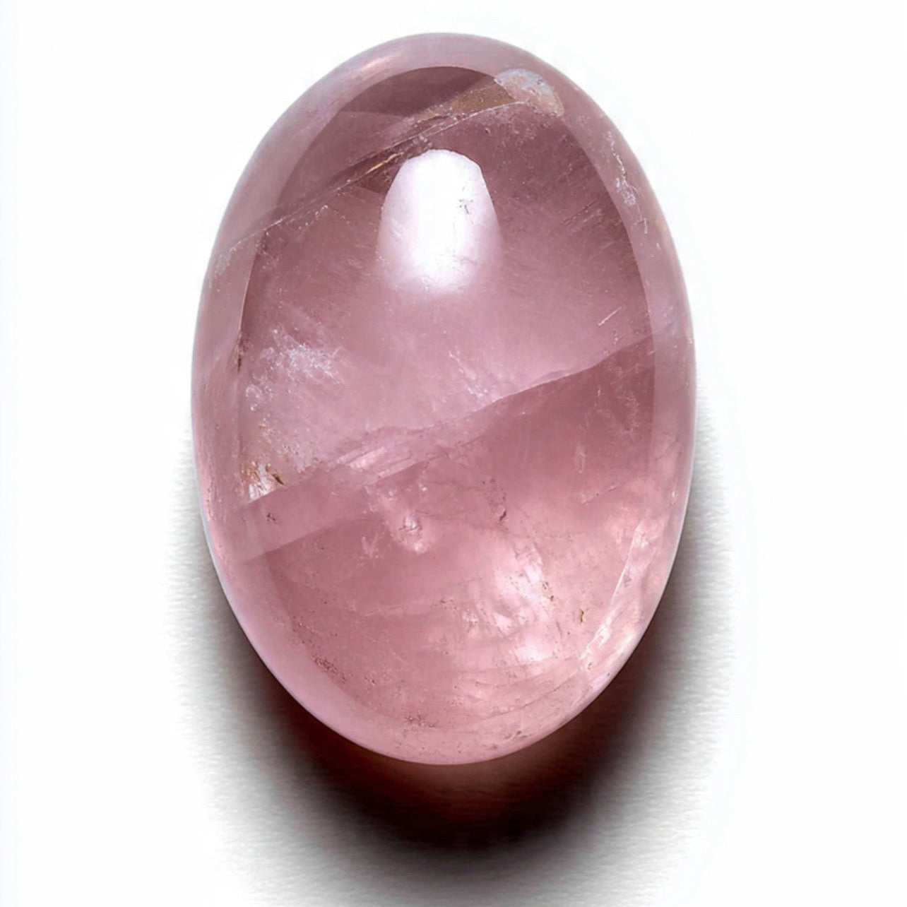 Faceted Rose Quartz Bead  Necklace- CORE BLOOM