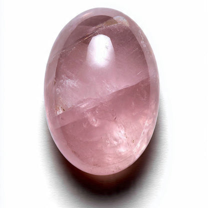 Faceted Rose Quartz Bead  Necklace- CORE BLOOM