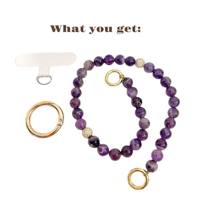 MultiWay 33 Natural Amethyst Mindfulness Beads