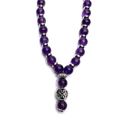 Amethyst Meditation Bead Bracelet