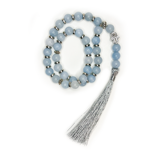 Aquamarine Prayer Bead