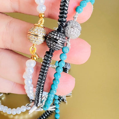 Turquoise Bird of Paradise Necklace- BLOOM COLLECTION