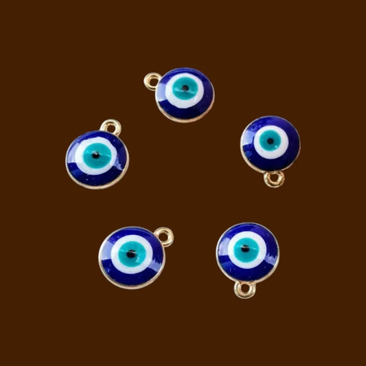 Blue Eye Round Mini Charm - Spiritual vision