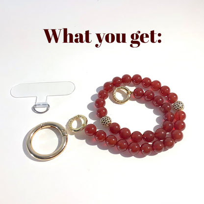 MultiWay 33 Natural Carnelian Mindfulness Beads