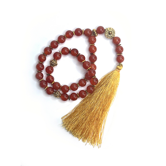 Carnelian Prayer Bead