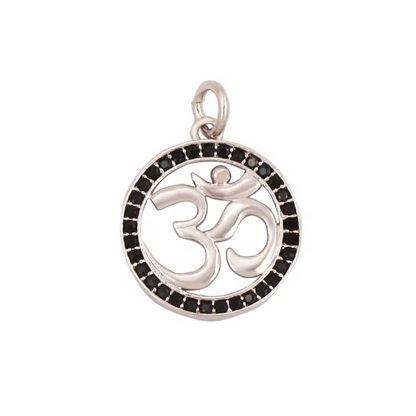 Universal Om Pave Charm - Inner Peace
