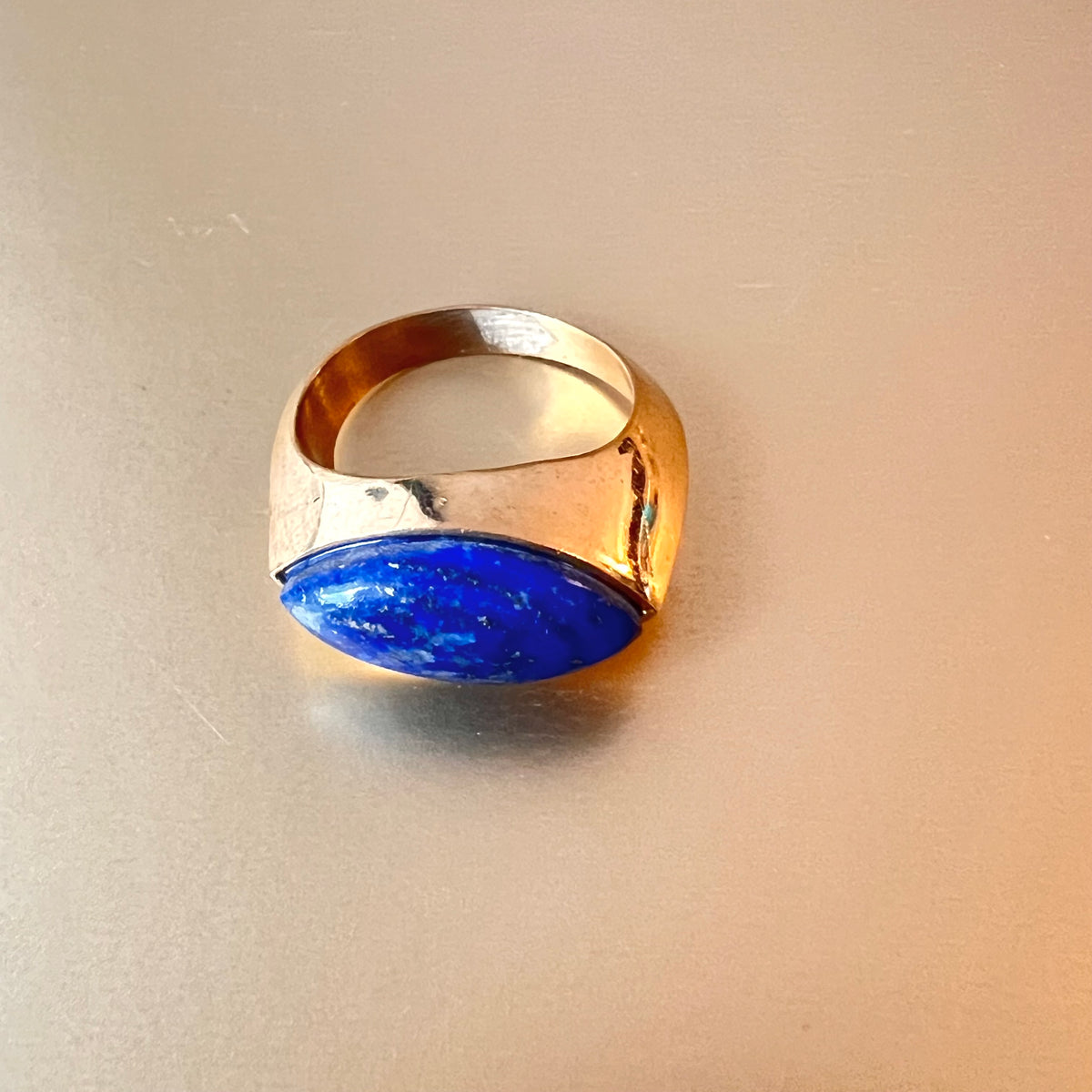 Natural Lapis Lazuli AURA Ring: The Aura of Inner Clarity