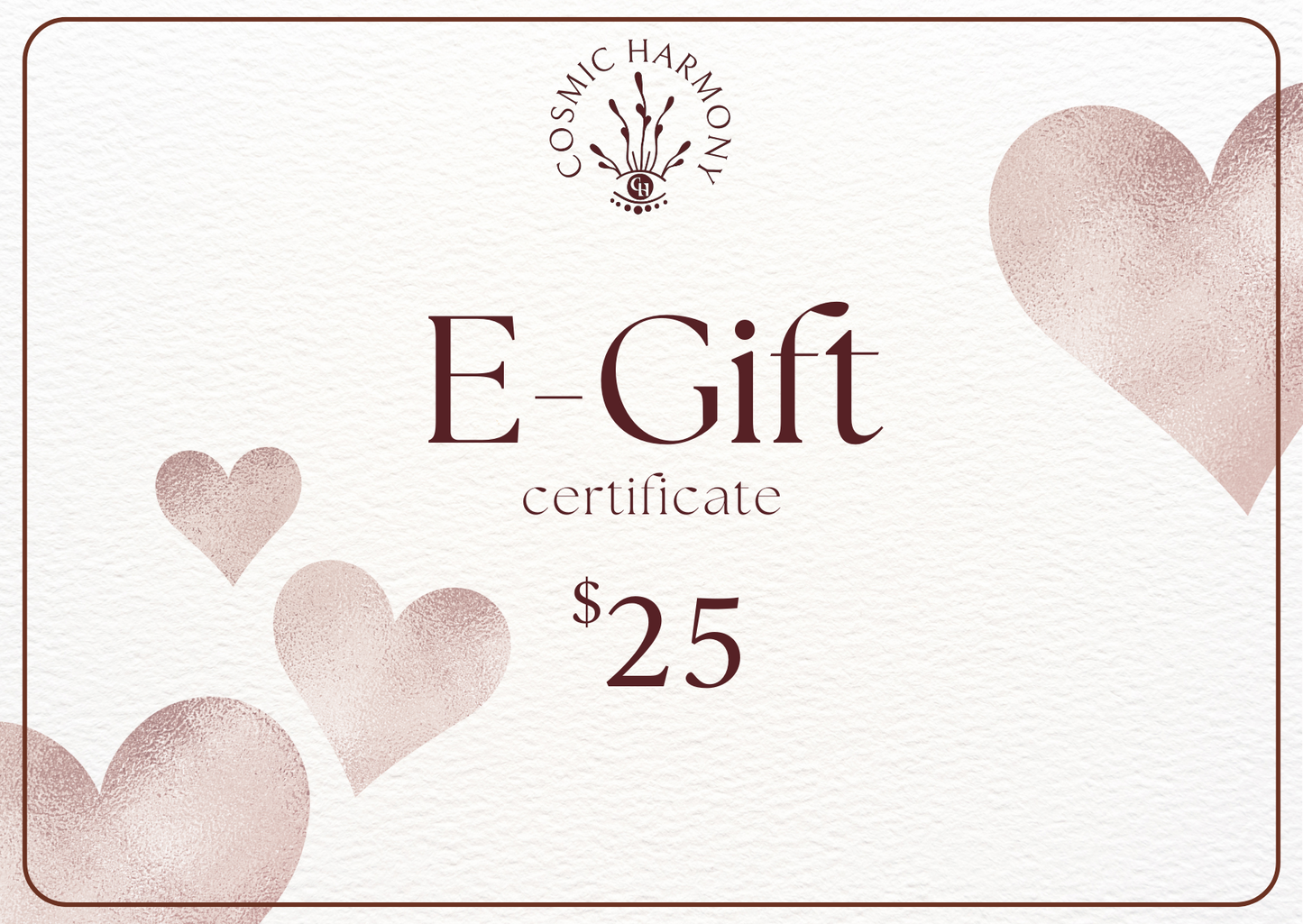 Cosmic Harmony Jewelry E-Gift Card – Instant Gift of Choice