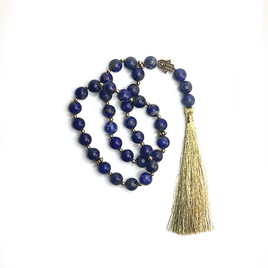 Lapis Prayer Bead a1