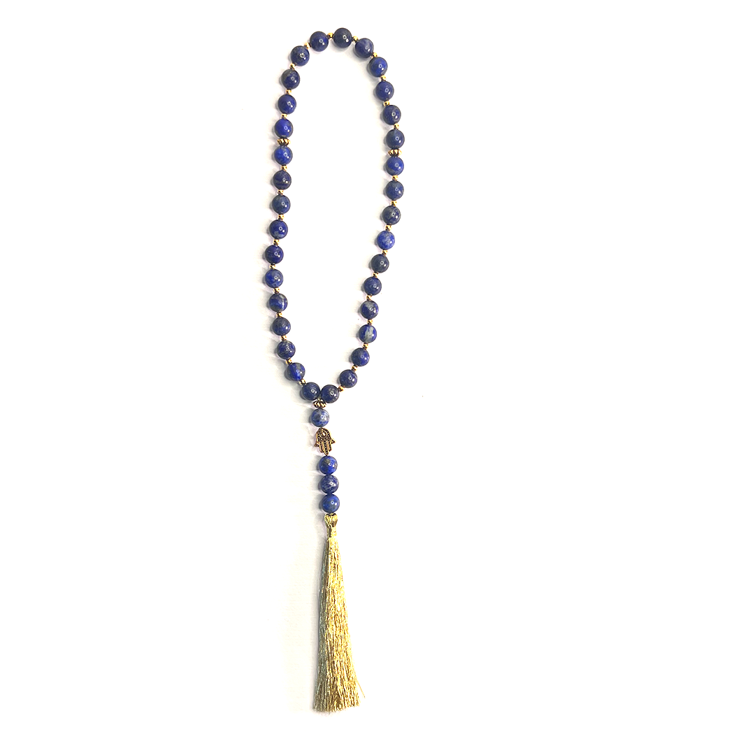 Lapis Prayer Bead c1