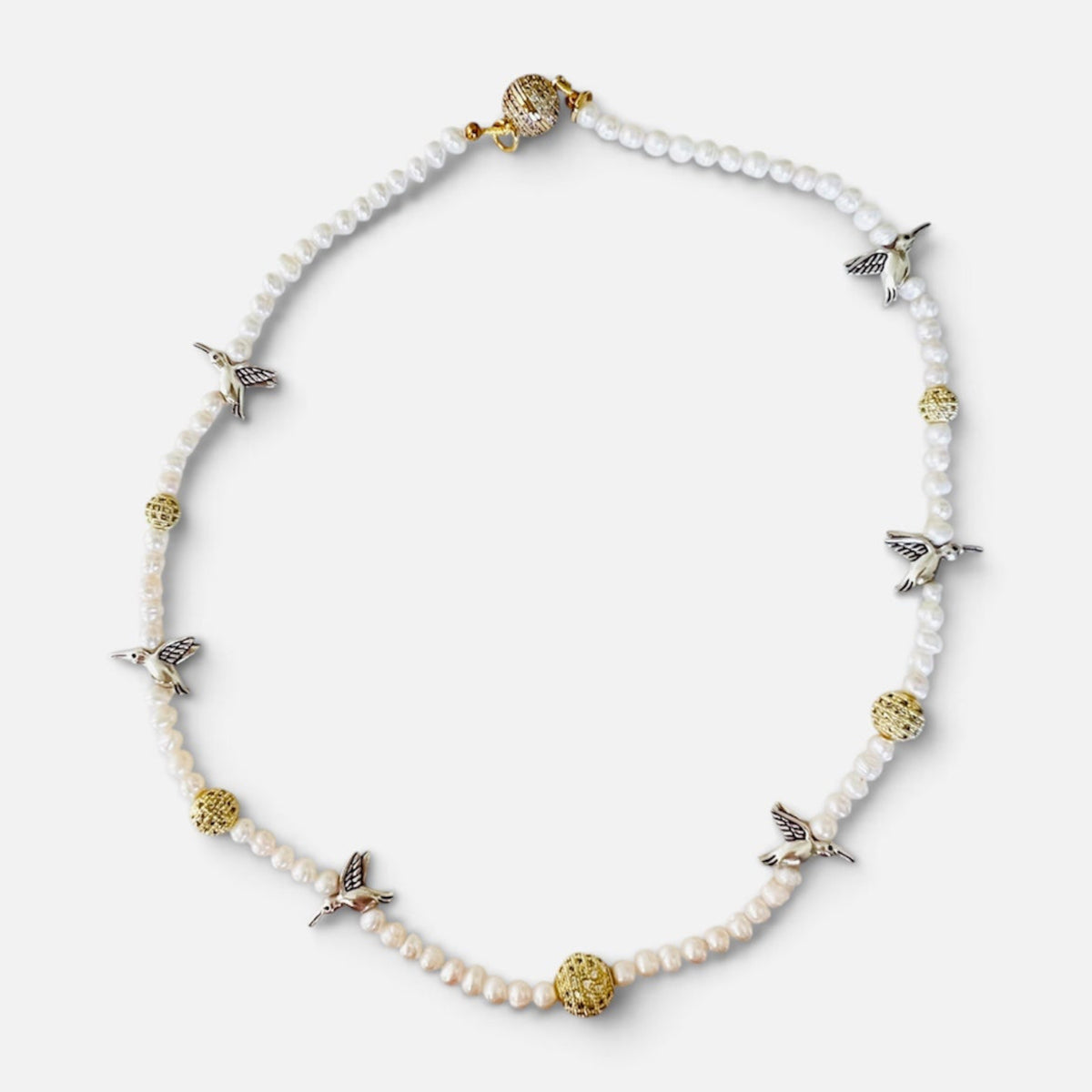 Turquoise Bird of Paradise Necklace- BLOOM COLLECTION