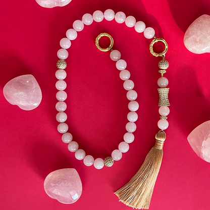 MultiWay 33 Natural Gemstone Mindfulness Tasseled Prayer Beads