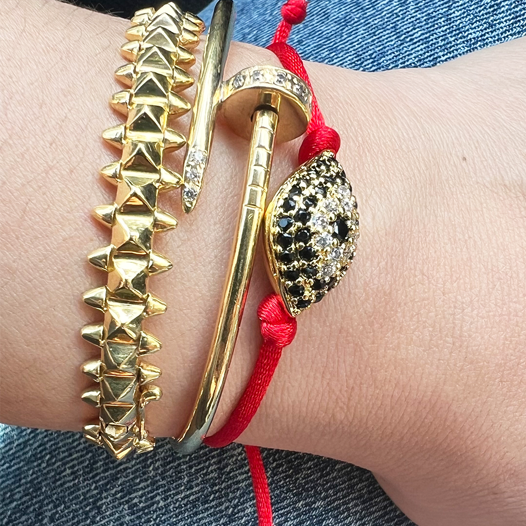 Evil Eye Red Cord Bracelet - Guardian of Energy
