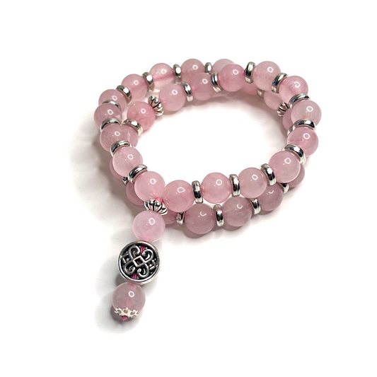 Rose Quartz Meditation Bead  